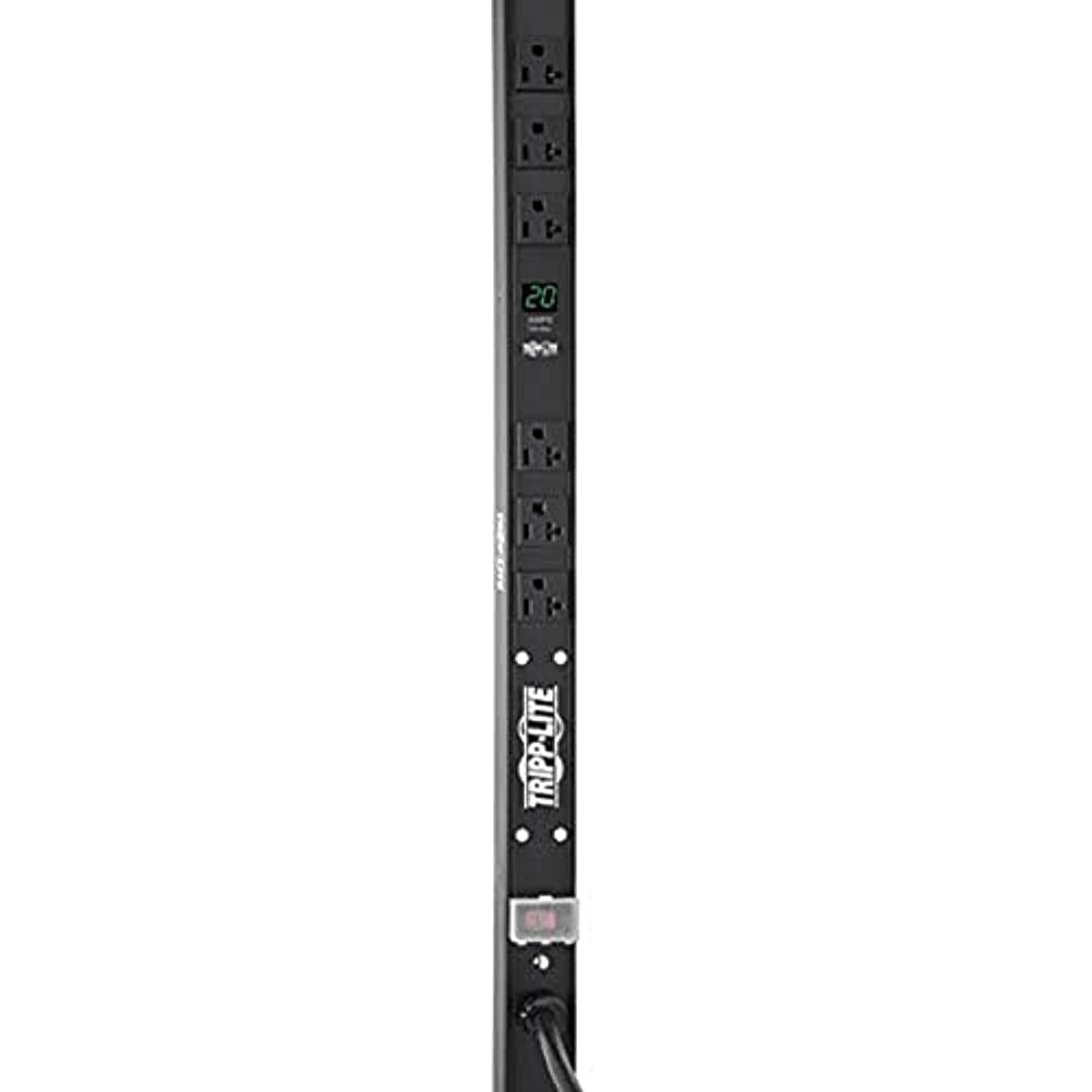 Tripp Lite Metered Pdu, 20A, 6 Outlets (5 15/20R), 120V, L5 20P/5 20P Adapter, 0U Vertical Rack Mount Power (Pdumv20 24)