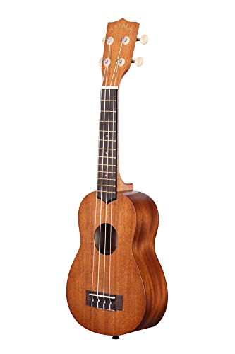 Kala Brand Music Co., 4 String Ukulele, Natural, Soprano (Mk S/Pack)
