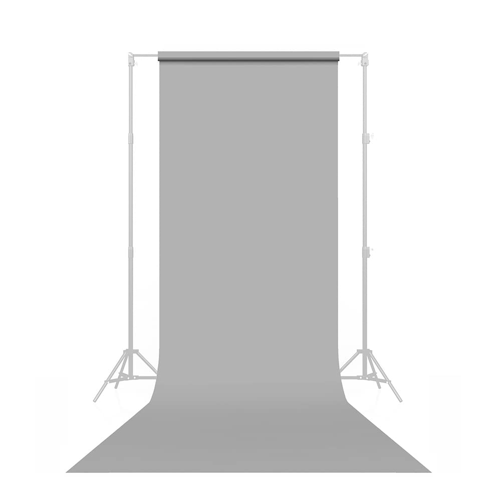 Savage Seamless Paper Photography Backdrop   Color #60 Focus Gray, Size 53 Inches Wide X 36 Feet Long, Backdrop For Youtube Videos, Streaming, Interviews And Portraits   Made In Usa