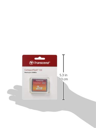 Transcend 2 Gb 133X Compactflash Memory Card Ts2Gcf133