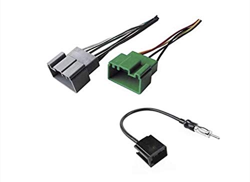 Car Stereo Wire Harness And Am/Fm Antenna Adapter  Made For Volvo  2000 2003 S40/V40, 2001 2009 S60, 1999 2006 S80, 2001 2007 V70, 2003 2007 Xc70  No External Factory Amp Vehicles