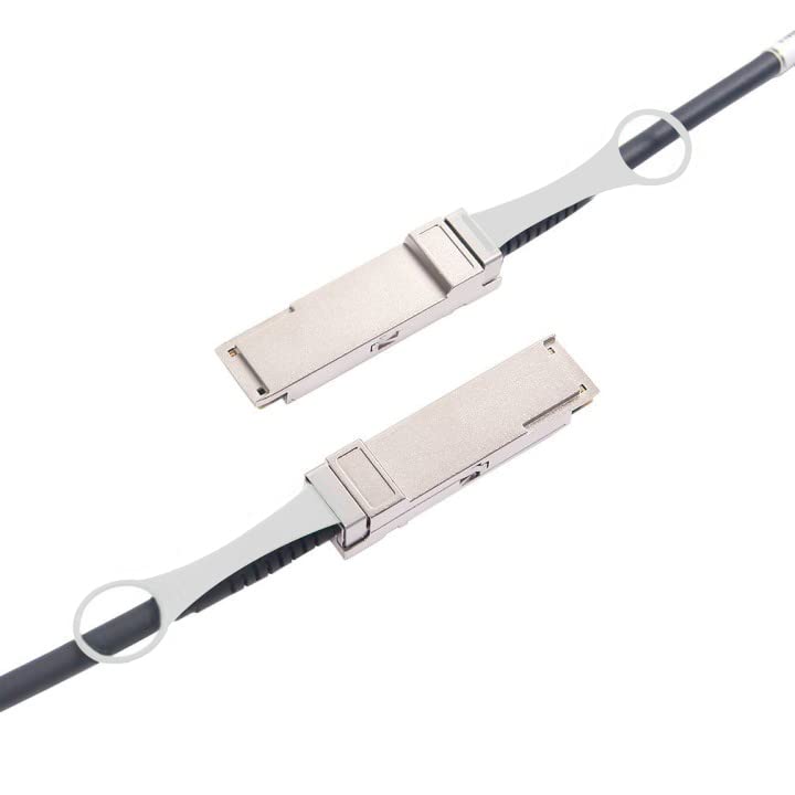 10Gtek 40G Qsfp+ Dac Cable   40Gbase Cr4 Passive Direct Attach Copper Twinax Qsfp Cable For Cisco Qsfp H40G Cu2M, Meraki Ma Cbl