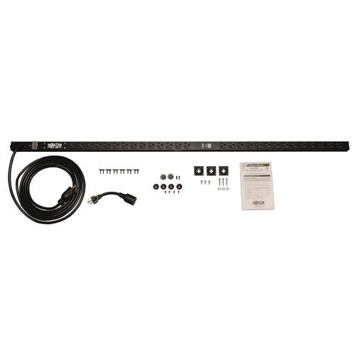 Tripp Lite Metered Pdu, 20A, 28 Outlets (5 15/20R), 120V, L5 20P/5 20P Adapter, 15 Ft. Cord, 0U Vertical Rack Mount Power (Pdumv