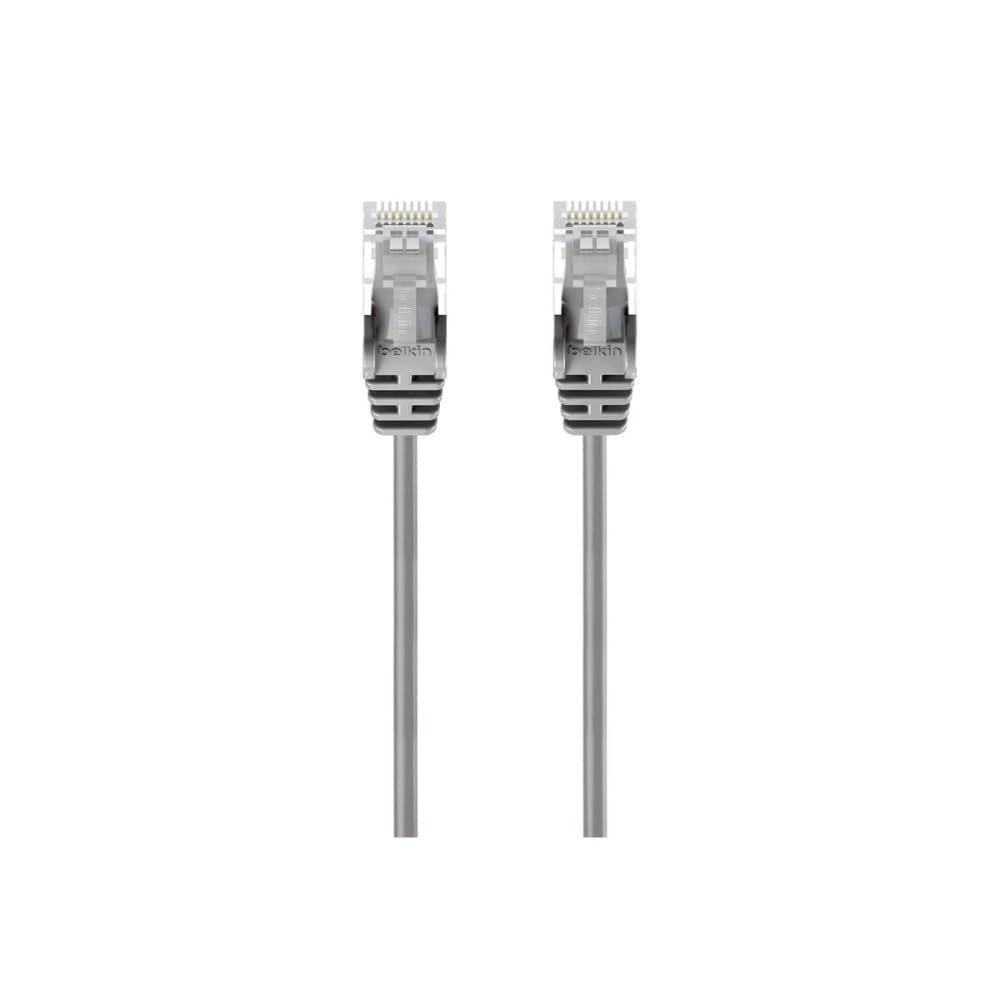 Belkin Cat6 Slim 28Awg Cable -Gray -25Ft