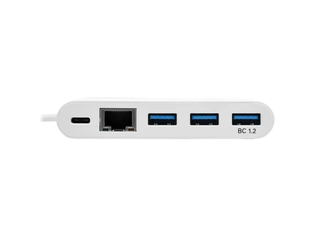 Tripp Lite 3 Port Usb C Hub W/Gbe, Usb C Charging Usb Type C Usb 3.1 Hub