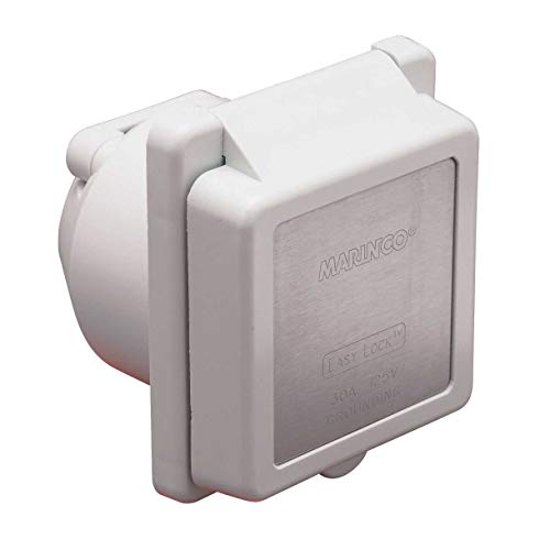 Marinco Standard 30 Amp / 125V Easy Lock Power Inlet