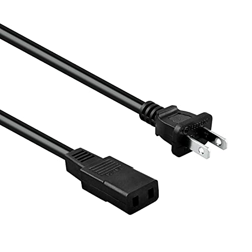 8Ft 2 Prong Square Ac Power Cord Cable Lead For Roland Rhodes Synthesizer Keyboard Vk 1000 Mk 80