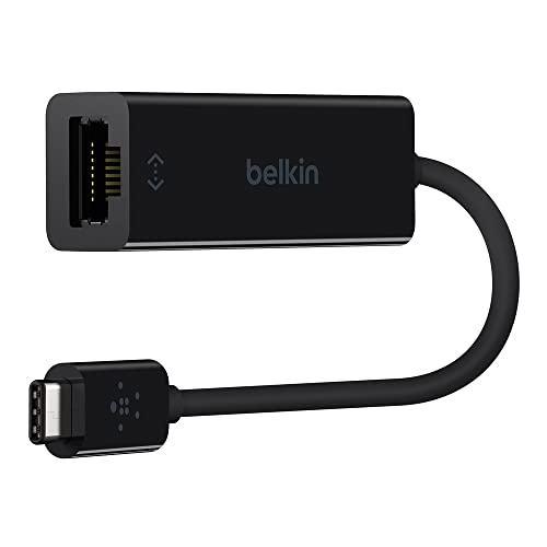 Belkin Usb If Certified Usb Type C (Usb C) To Gigabit Ethernet Adapter, Compatible With Usb C Devices Including New Macbook, Mac
