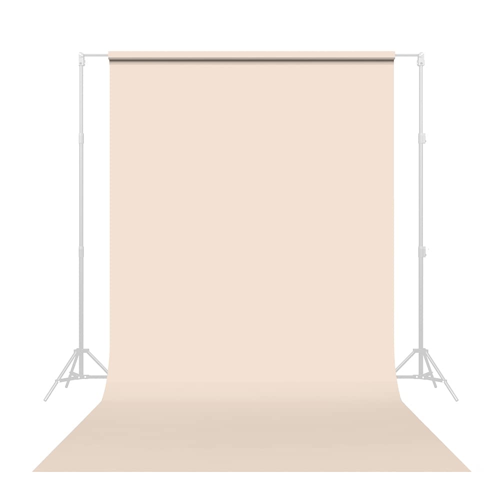 Savage Seamless Paper Photography Backdrop   Color #51 Bone, Size 86 Inches Wide X 36 Feet Long, Backdrop For Youtube Videos, St