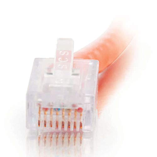C2G 24509 Cat5E Crossover Cable   Non Booted Unshielded Network Patch Cable, Orange (7 Feet, 2.13 Meters)