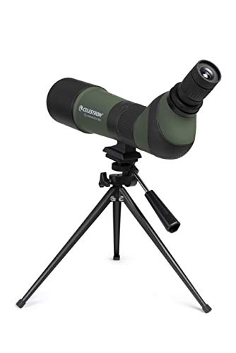 Celestron - Landscout 65Mm Angled Spotting Scope - Fully Coated Optics - 20-60X Zoom Eyepiece - Rubber Armored - Tabletop Tripod