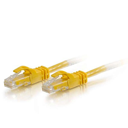 C2G/Cables To Go 27872 Cat6 Snagless Unshielded (Utp) Network Crossover Ethernet Cable, Yellow (7 Feet/2.13 Meters)