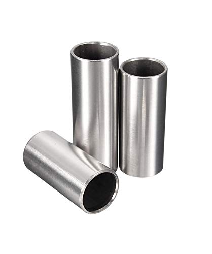 Bestgle Guitar Slide, Set Of 3 Sizes Stainless Steel Guitar Slides Metal Hard Chrome Plated Finger Slide For Electric Acoustic G