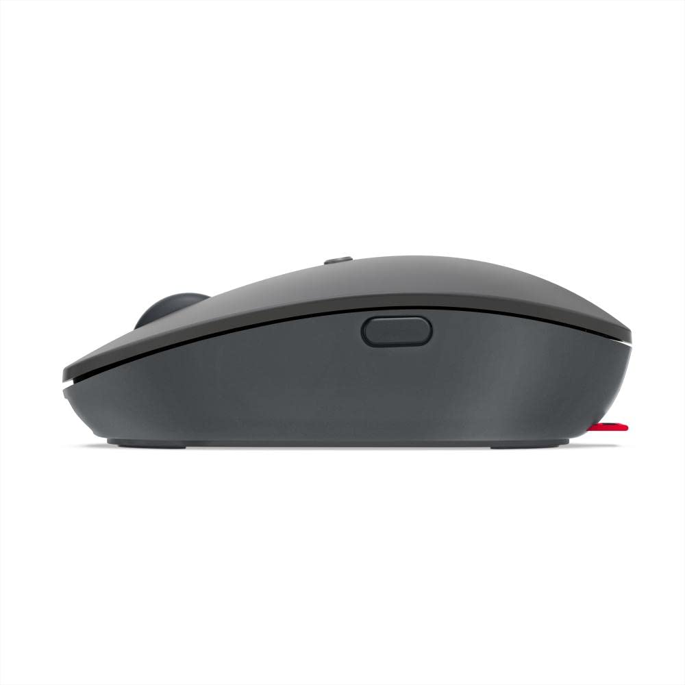 Lenovo Go Multi-Device Wireless Mouse, 2.4Ghz Nano Usb-C Receiver, Bluetooth, Adjustable Dpi, Usb-C Rechargeable Battery, Qi Wir
