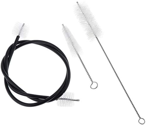 Jiayouy 3 Pieces Trumpet Cleaning Kit Mouthpiece Brush Valve Brush Flexible Brush Set For Trumpet Trombone Instrument Maintenanc