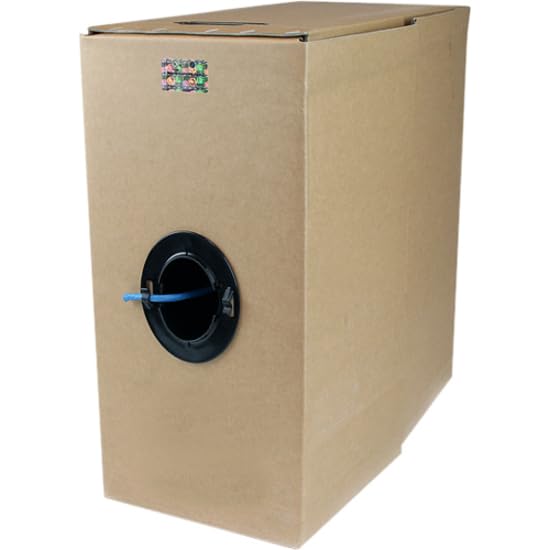 Startech.Com 1000 Ft Bulk Roll Of Blue Cmr Cat6 Solid Utp Riser Cable   Cat 6 Riser Cable   Cat.6 Cmr Ethernet Cable   23 Awg