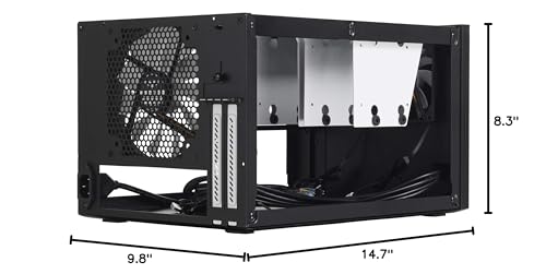 Fractal Design Node 304   Black   Mini Cube Compact Computer Case   Small Form Factor   Mini Itx     Mitx   High Airflow   Modul