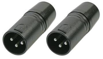 3 Pin Dmx Terminators 2 Per Pack,Black