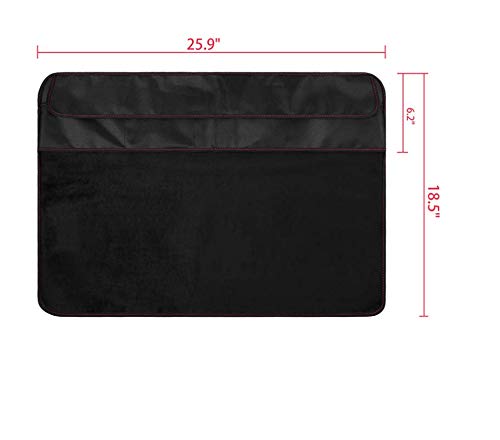 Wesappinc Monitor Dust Cover, Non Woven Antistatic Pc Computer Monitor Case Screen Display Protector Led/Lcd/Hd Panel Compatible