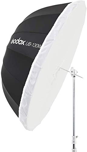 Godox Ub 130W Parabolic Inner White Reflec Soft Umbrella Studio Light Umbrella With Diffuser Cover Cloth (Ub 130W)
