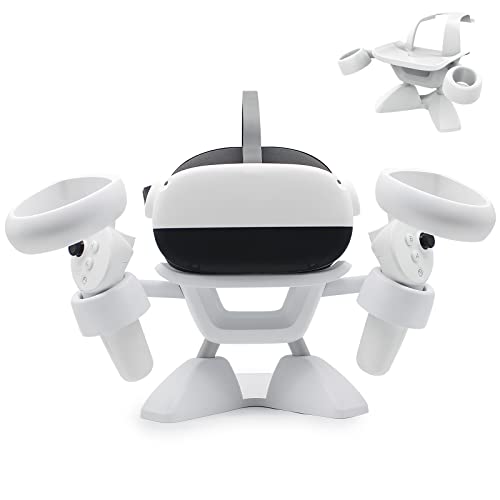 Dollox Vr Stand, Vr Headset Stand Vr Display Holder Storage Virtual Reality Headset Desktop Display Stand For Oculus Quest 2, Qu