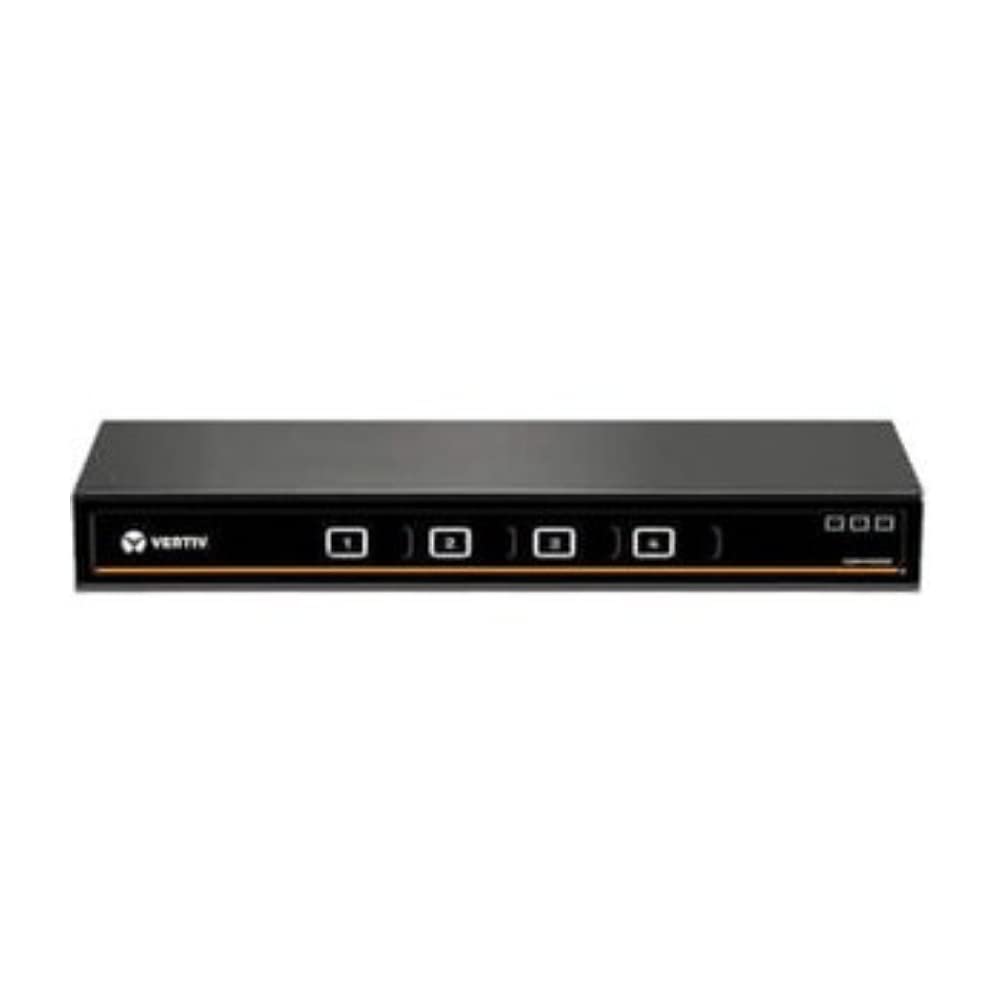 Vertiv Avocent Cybex SC900 Secure Desktop KVM Switch, Dual Head Monitor, 4 Port, Universal Display Port, Common Access Card (CAC