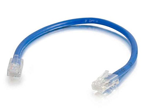 C2G 00962 Cat6 Cable   Non Booted Unshielded Ethernet Network Patch Cable Blue (6 Inches)