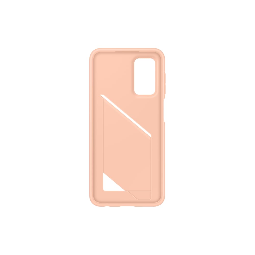 Samsung Card Slot Cover Case With Card Pocket For Galaxy A23 5G, Peach