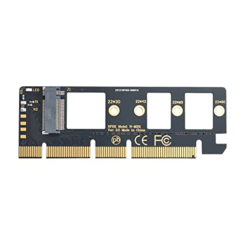 Nfhk Ngff M Key Nvme M.2 Ssd To Pci E Express 3.0 16X X4 Adapter Without Bracket