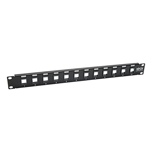 Tripp Lite 12 Port Keystone Blank Patch Panel Rj45, Usb, Hdmi, Cat5E / Cat6 Rackmount Unshielded 2Urm Taa (N062 012 Kj)