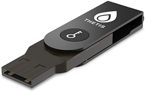 Thetis Security Key   U2F And Fido2, Usb A, Two Factor Authenticator With Bluetooth, Multi Layered Authentication Protection Hotp U2F Compatible Windows, Macos, Gmail, Linux   Black