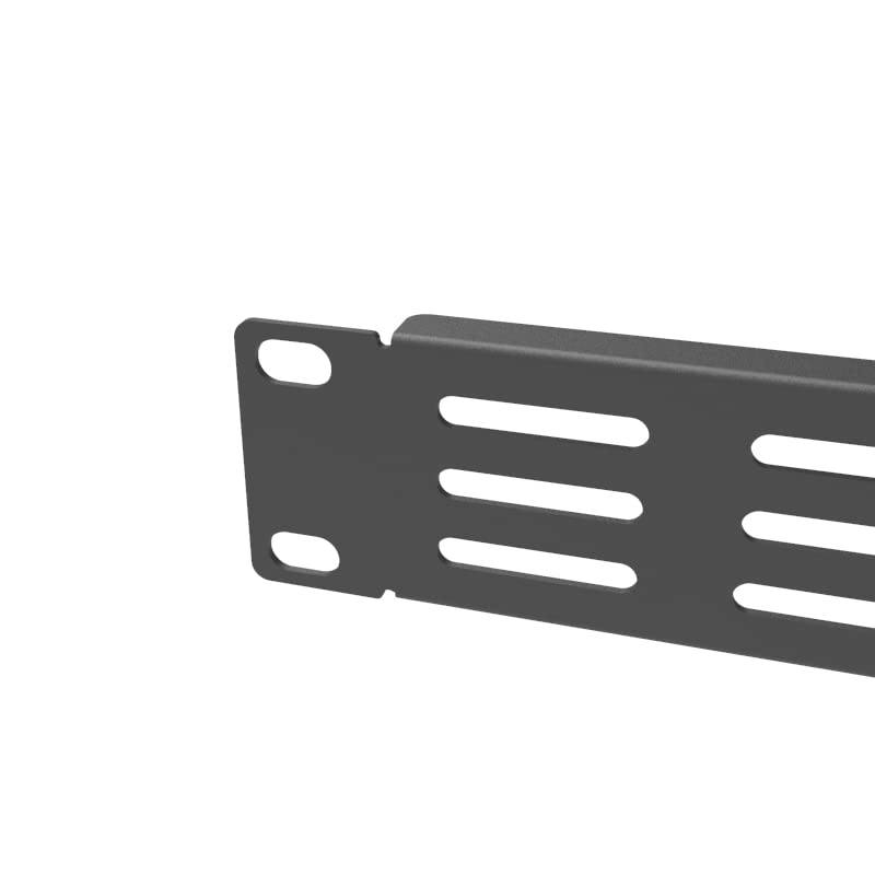 Qiaoyoubang 5 Pack Of 1U Vented Blank Panel   Steel Blank Rack Mount Panel Spacer For 19In Server Rack Cabinet Or Enclosure, Bla