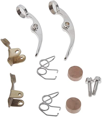 Tuoren Trumpet Valve Repair Kit With Piston Guides Spring Felt Washer Water Key Spit Valve Cork Pads Instruments Accessories 28P
