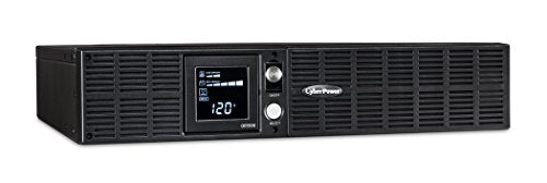Cyberpower Or1500Lcdrt2U Smart App Lcd Ups System, 1500Va/900W, 8 Outlets, Avr, 2U Rack/Tower