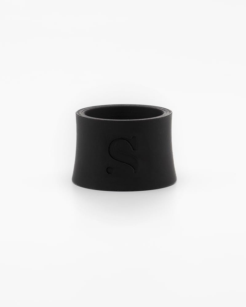 Syos Tenor Saxophone Ligature Pitch Black, Great Fit For Syos Mouthpieces And Compatible With Tenor Sax Rubber Mouthpieces
