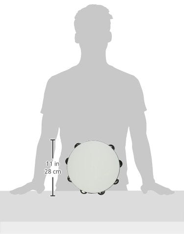 Remo Tambourine, 10 In. Single Row Jingles, 10 Inch (Ta5110Ml)