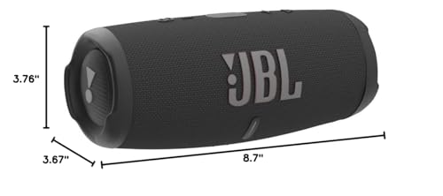 Jbl Charge 5   Portable Bluetooth Speaker With Exclusives Hardshell Travel Case With Ip67 Waterproof And Usb Charge Out (Black),