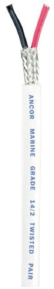 Ancor Twisted Pair W/Shield - 14/2 Awg - Round - Red/Black - 250',WBHDWB000NV0ICG