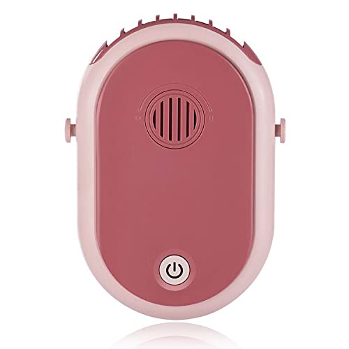 Ruinuokai Portable Hanging Neck Fan Rechargeable Necklace Fan With Adjustable Lanyard 3 Speed Wearable Mini Usb Personal Fan For