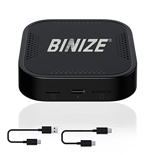 Binize Wireless Carplay Android Auto Multimedia Video Box,4G Cellular,4Gb+64Gb,8Core, Android 13, Built-In Navigation, Support S