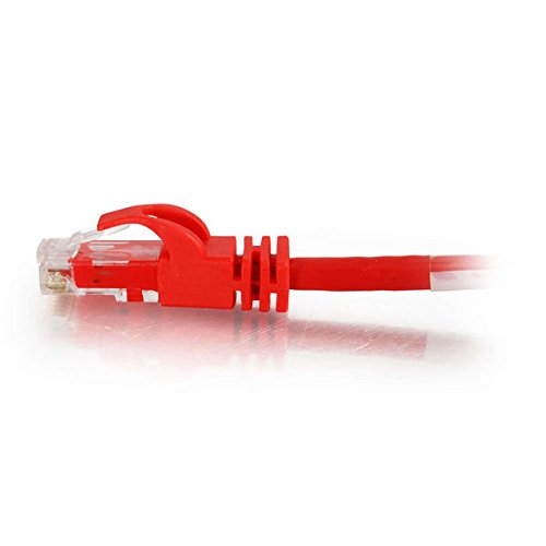 C2G 27861 Cat6 Crossover Cable   Snagless Unshielded Network Crossover Ethernet Cable, Red (3 Feet, 0.91 Meters)