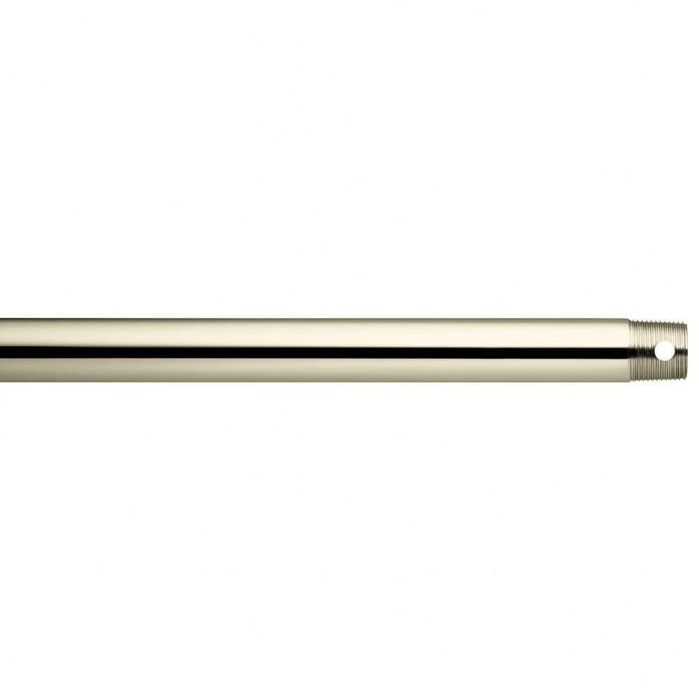 Kichler 360003PN Accessory Fan Down Rod 36-Inch, Polished Nickel