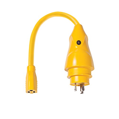 Marinco Eel Pigtail Adapters, 30A 125V To 15A 125V