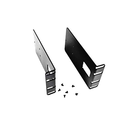2U 19 Inch Flush Mount Rack Adapter Brackets To Adjust The Orientation Of Enclosures Within A Rack  (Pair), Cablewholesale