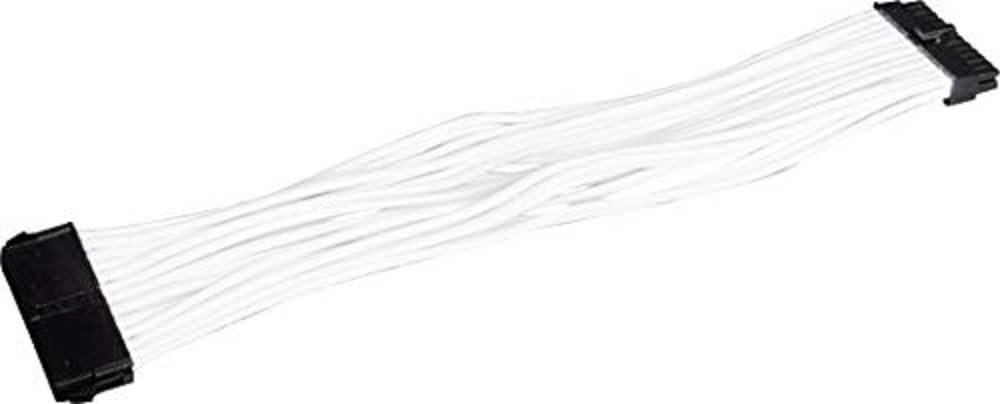 Silverstone Tek Sleeved Extension Power Supply Cable With 1 X Motherboard 24 Pin Connector (Pp07 Mbw)