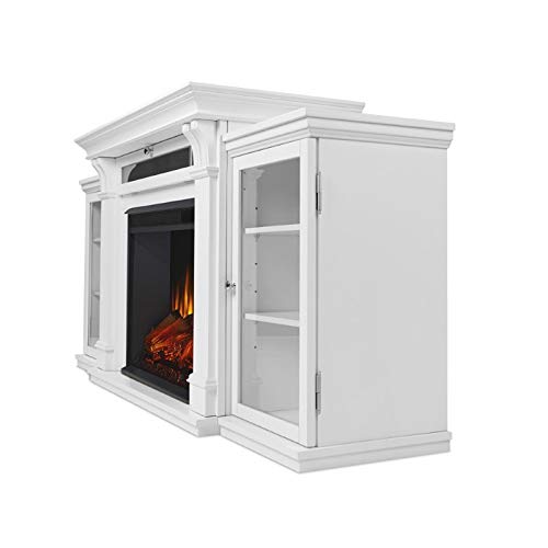 Bowery Hill Traditional Wood Fireplace Tv Stand For Tvs Up To 67'' In White