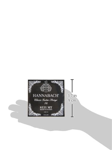 Hannabach 815Mt 652527 Series 815 Medium Tension Silver Plated String