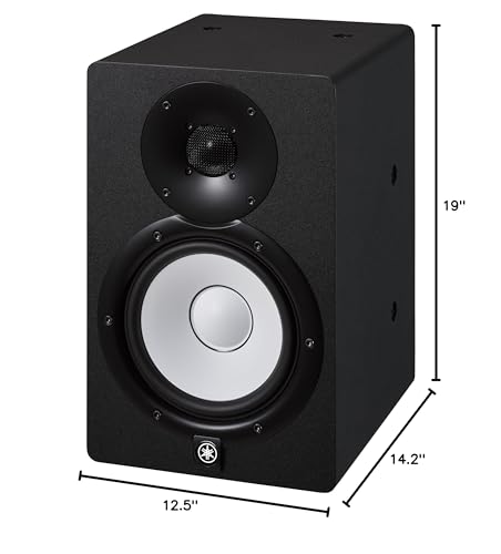 Yamaha Hs7I Studio Monitor With Mounting Points And Screws, Black, 6.5