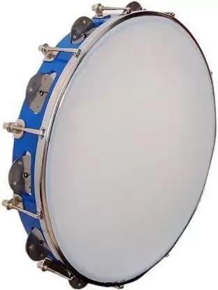 SPEHUB 23 cm With Head Blue Tambourine (Plastic)