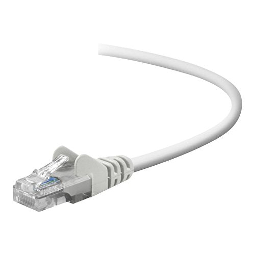 Belkin A3L791 03 Wht S 3 Feet Cat 5E Network Cable